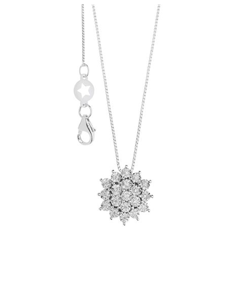 Collana Comete Donna Momenti in Oro bianco Diamante GLB 1639 - GLB 1639